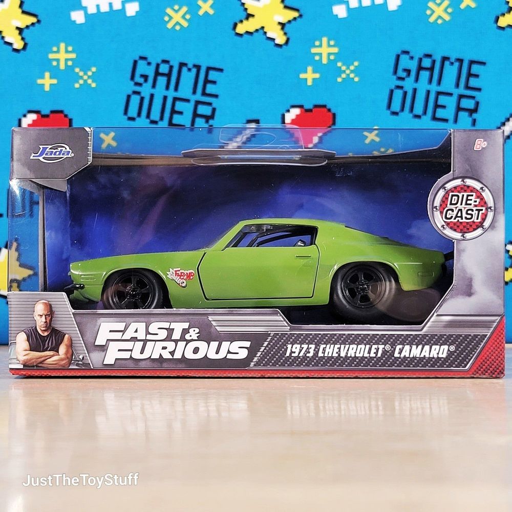 Jada Toys Fast and Furious 1973 Chevrolet Camaro 1:32 Diecast Collectible Car